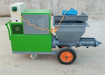 Cement Mortar Spraying Machine Operation Guide