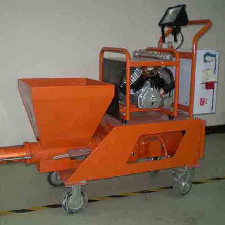 Multifunctional Mortar Spraying Machine Process