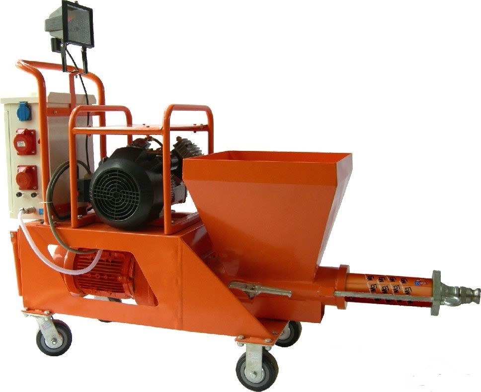 Product structure and working principle of mortar spraying machine