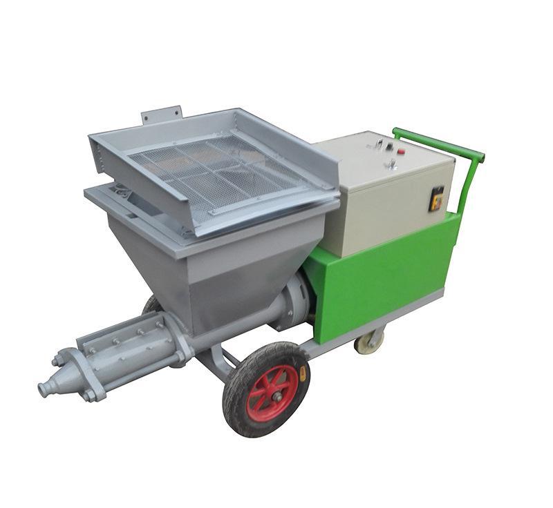 On the application of mortar spraying machine industry