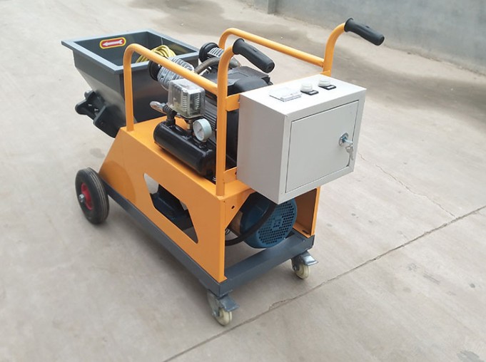 What Are The Characteristics Of Cement Plaster Spraying Machine