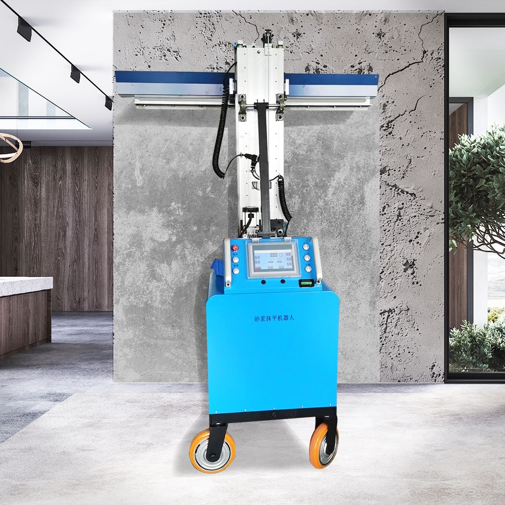 DR1000 - 8 Rack Transmission Automatic Wall Cement Plastering Machine  