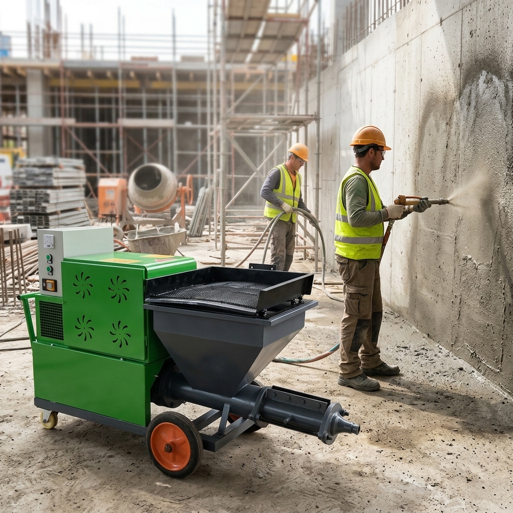 Why Mortar Spraying Machine Has Become Essential in Modern Construction
